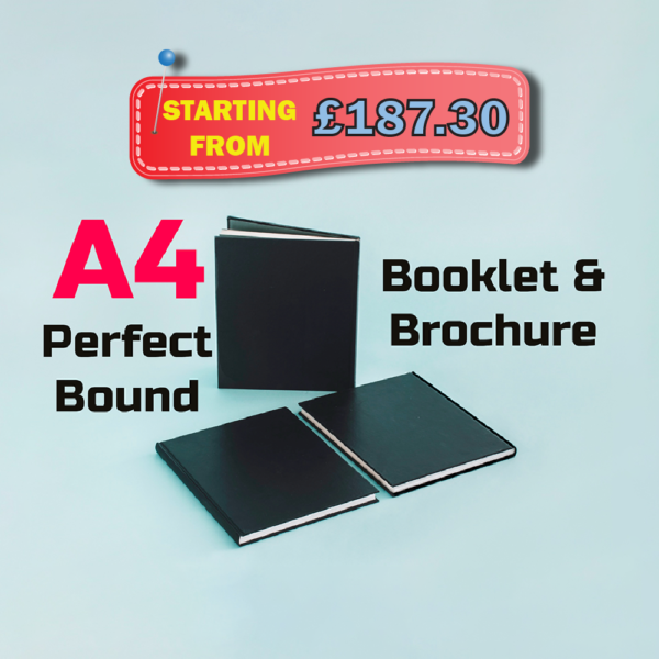 A4 Perfect Bound Booklets - 150gsm Silk